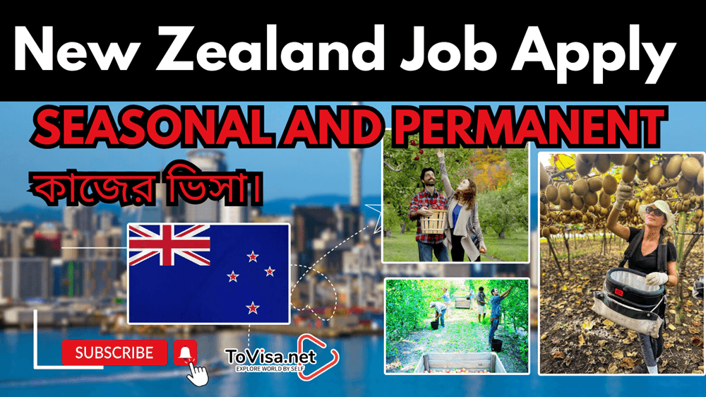 Read more about the article নিউজিল্যান্ডে সিজনাল ও স্থায়ী ভিসার সুযোগ