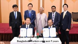 Read more about the article Japan to recruit 100,000 Bangladeshi workers over next 5 years