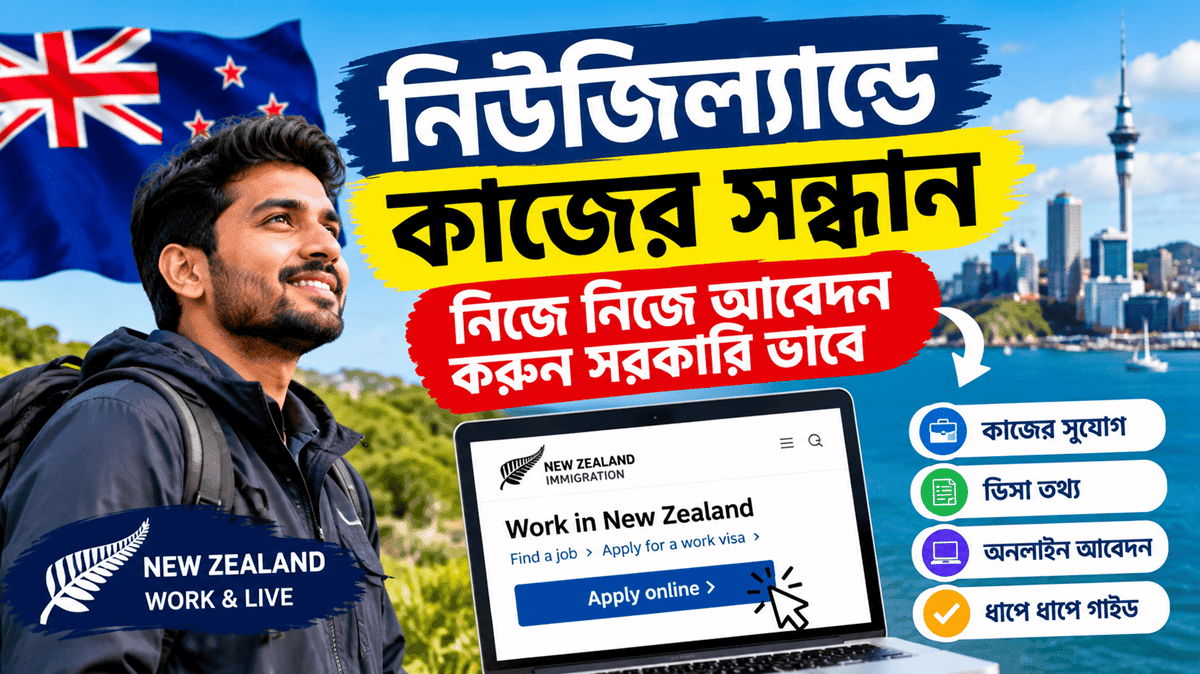 Read more about the article নিউজিল্যান্ডে চাকরি খোঁজার সেরা ৫টি নির্ভরযোগ্য ওয়েবসাইট: কীভাবে আবেদন করবেন?